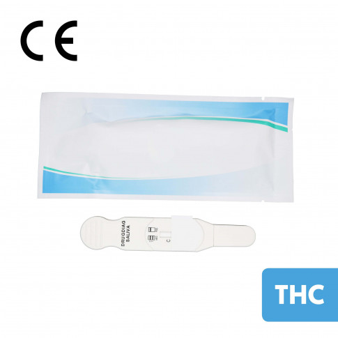 Test salivaire THC (Cannabis) 15 ng/ml