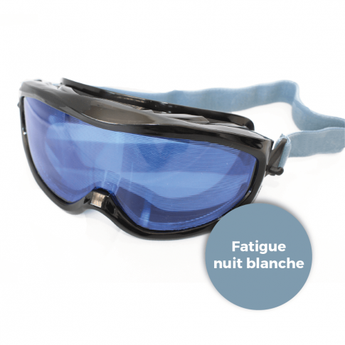 Lunettes simulation fatigue nuit blanche