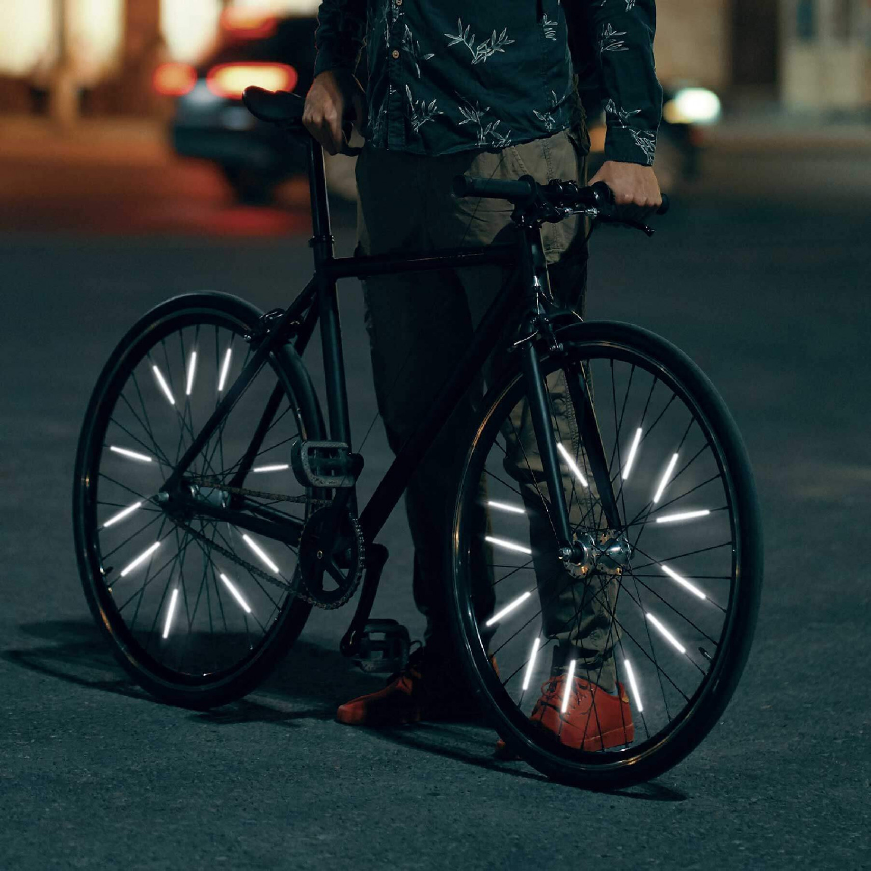 Sachet personnalisé de 10 réflecteurs de rayon de vélo
