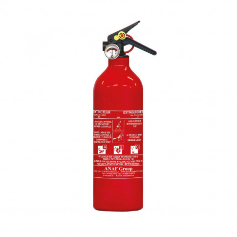 Extincteur poudre 1 Kg pression permanente ABC
