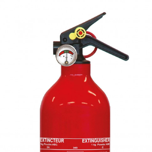 Extincteur poudre 1 Kg pression permanente ABC