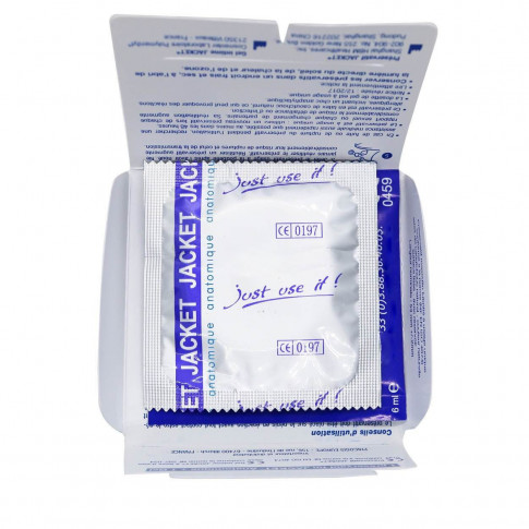 Duo-Täschchen mit Kondom und Gleitgel