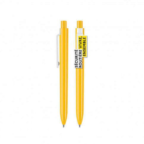 Stylo avec clip 3D "Sécurité Routière, Vivre Ensemble"