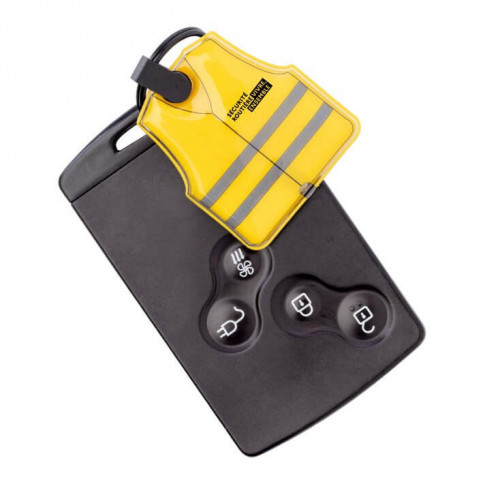 Porte clés gilet led à pression "Sécurité Routière"