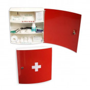 Armoire à pharmacie en métal, boîte médicale, 32x20x20 cm, zeller