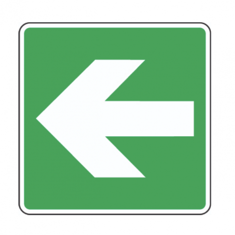 Panneau d'urgence "Direction"