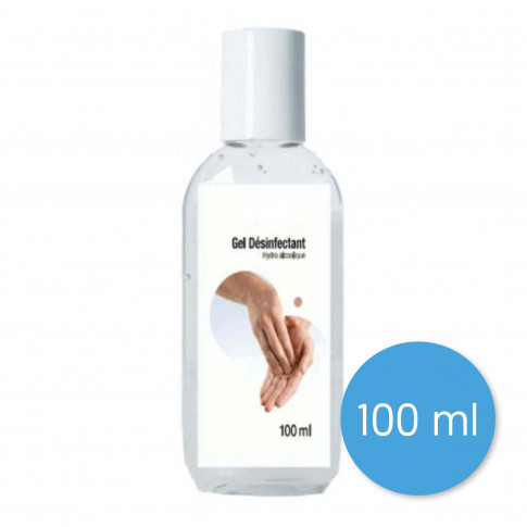 Gel hydroalcoolique professionnel 100 ml - NF EN 14476