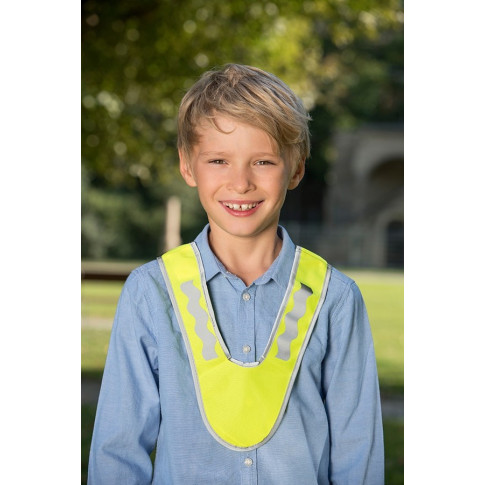 Personalisierte Warnweste in V-Form