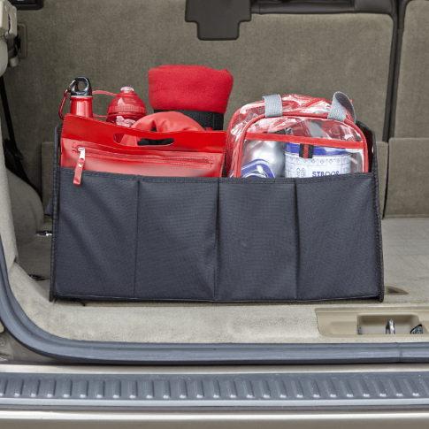 Robuste Kofferraumaufbewahrung mit zwei Fächern