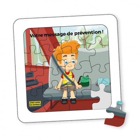 Puzzle „Théo und die Verkehrssicherheit” (16 Teile)