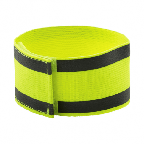 Brassard élastique fluo - brassard réfléchissant personnalisé