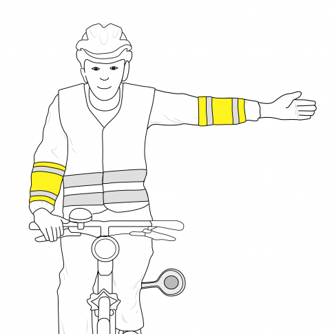 Reflektierende Armbänder für Radfahrer (Paar)