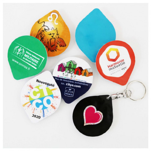 Personalisiertes Kondom in Kapsel