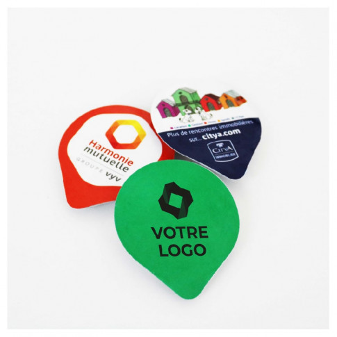 Personalisiertes Kondom in Kapsel