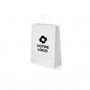 Sac en papier kraft blanc...