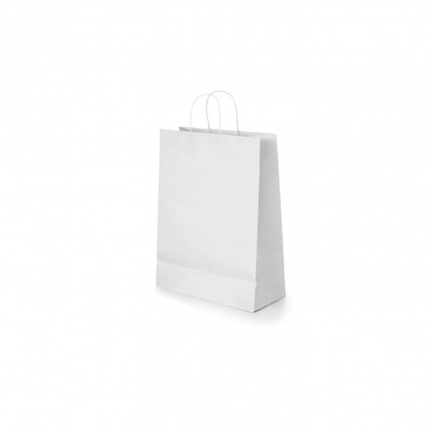 Sac en papier kraft blanc (petit format 18 x 24 cm) - Personnalisable