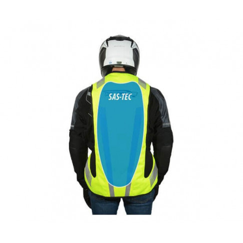 Gilet airbag motard jaune fluo  - Turtle 2 Helite™