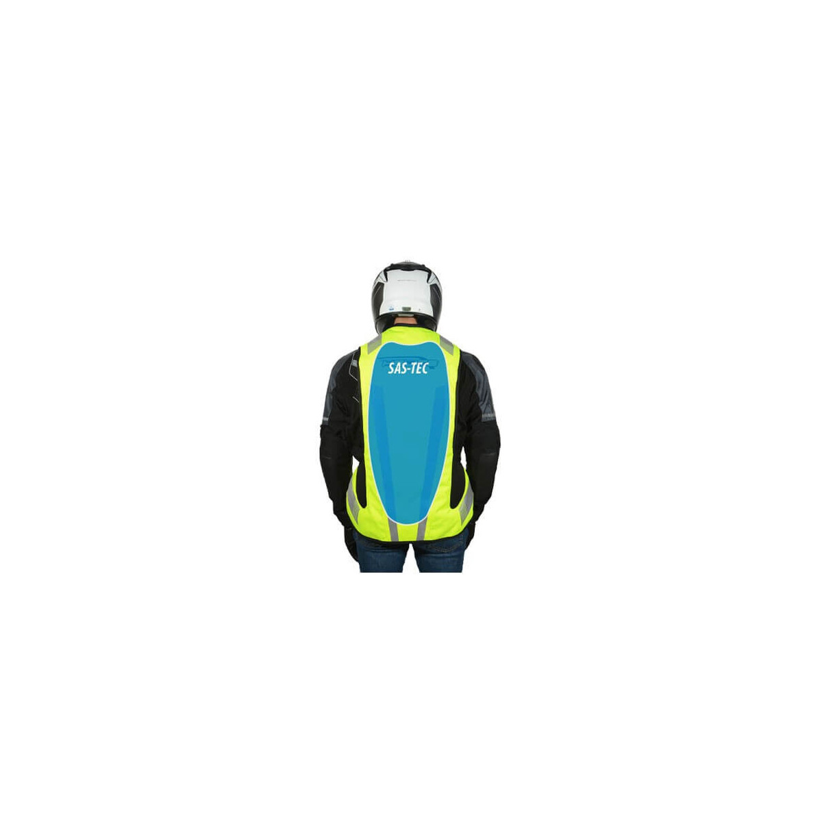 Gilet Airbag moto Hi-Vis (fluo) HELITE TURTLE Electronique - Tech2Roo