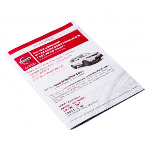 Personalisierter Unfallbericht – Made in France