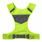Neonfarbene Weste aus reflektierendem Gewebe