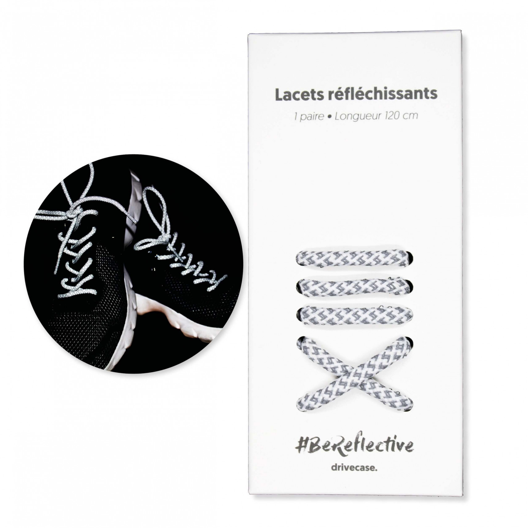 Lacet reflechissant outlet
