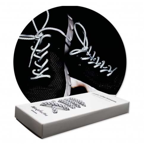 Reflektierende Schnürsenkel (individuell gestaltbare Verpackung)