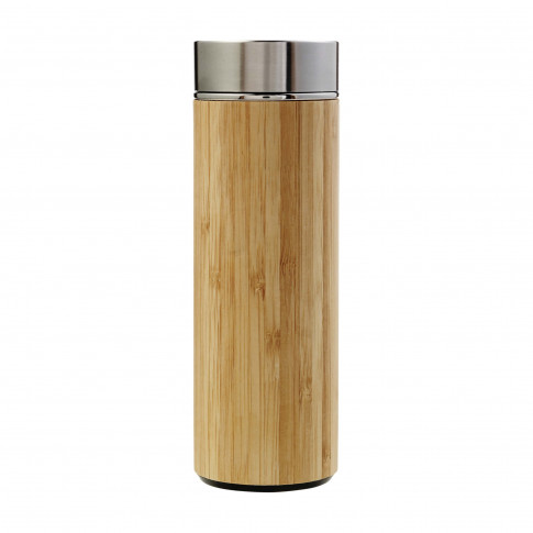Bouteille thermos en bambou personnalisée