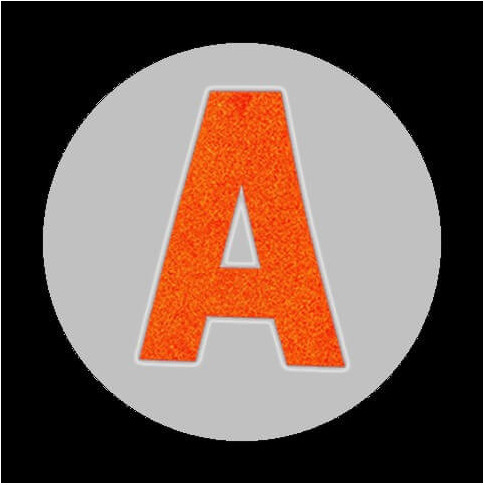 Reflektierende Scheibe, selbstklebend, individuell gestaltbar