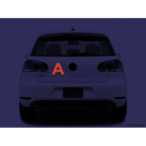 Reflektierende Scheibe, selbstklebend, individuell gestaltbar