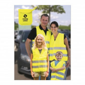 GILET DE SECURITE JAUNE FLUO ENFANT 4-8 - mbkleborgne