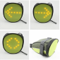 Fahrradtasche mit LED-Blinkern