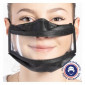 Masque transparent homologué UNS1 50 lavages