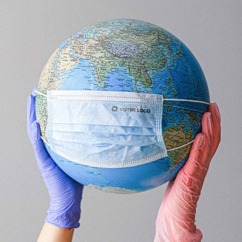 Masque chirurgical jetable personnalisable