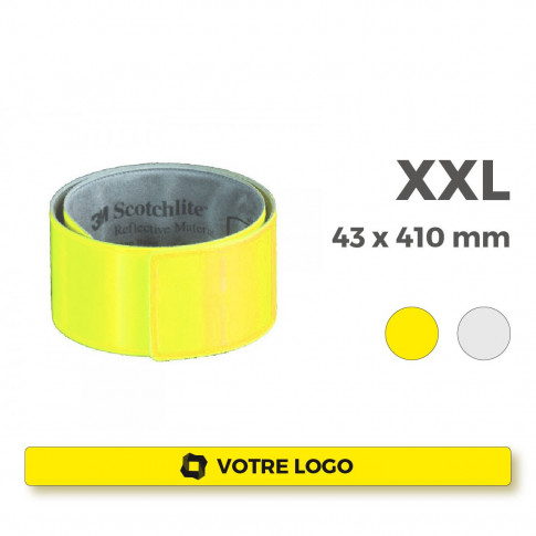 Große reflektierende Manschette mit Aufrollvorrichtung XXL