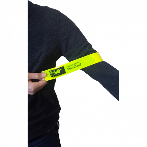 Große reflektierende Manschette mit Aufrollvorrichtung XXL