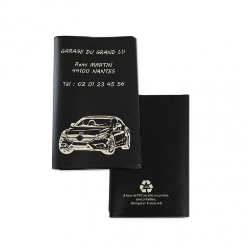 Fahrzeugscheinhalter aus recyceltem Kunststoff