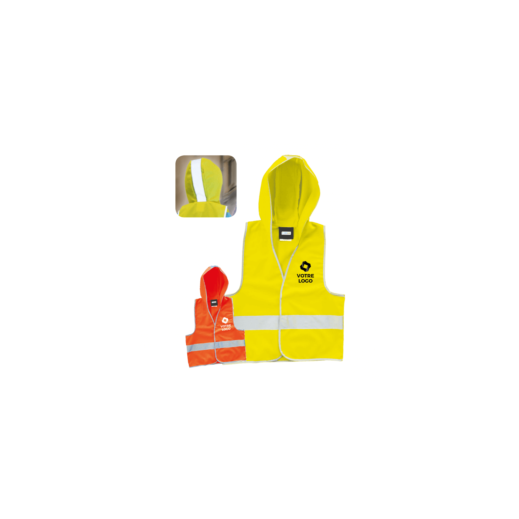 Gilet réfléchissant Veste de sécurité à poches multiples pour Gilet réfléchissant Veste de sécurité à poches multiples pour