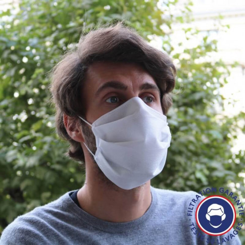 Masque AFNOR intissé lavable 50 fois - Made In France