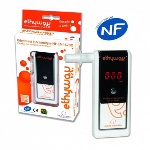 ETHYLOTEST Electronique certifié NF : : Auto et Moto