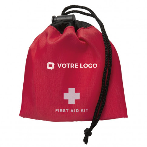 Kit de premiers secours avec pochon personnalisé