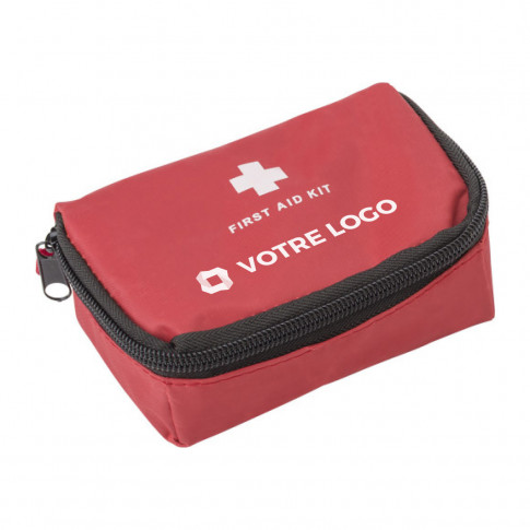 Trousse de premiers secours avec pochette zippée personnalisée