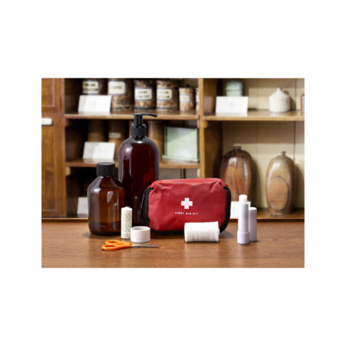 Erste-Hilfe-Set mit personalisiertem Reißverschlussbeutel