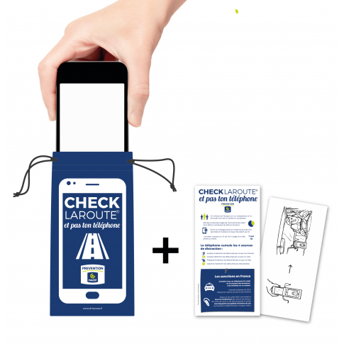 Etui sensibilisation téléphone au volant Checklaroute®