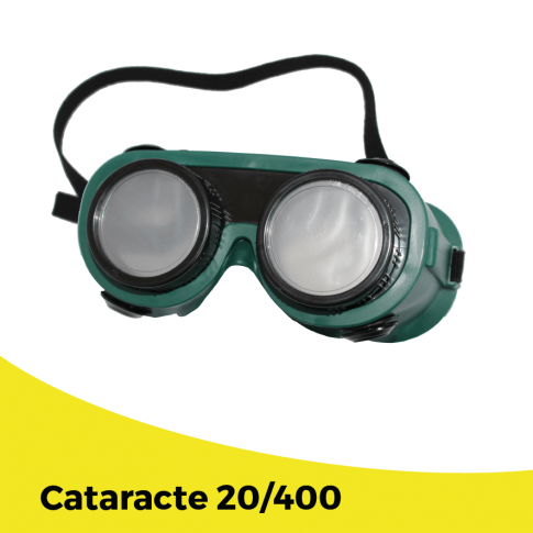 Lunettes simulant la cataracte