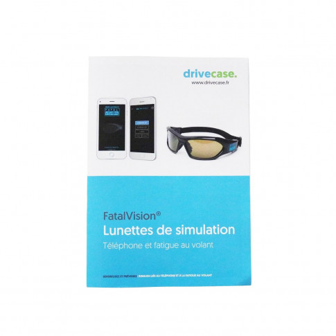 Lunettes simulation téléphone et fatigue au volant