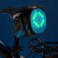 Fahrradtasche mit LED-Blinkern