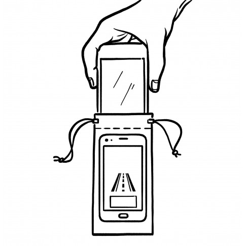 Etui sensibilisation téléphone Checklaroute® neutre