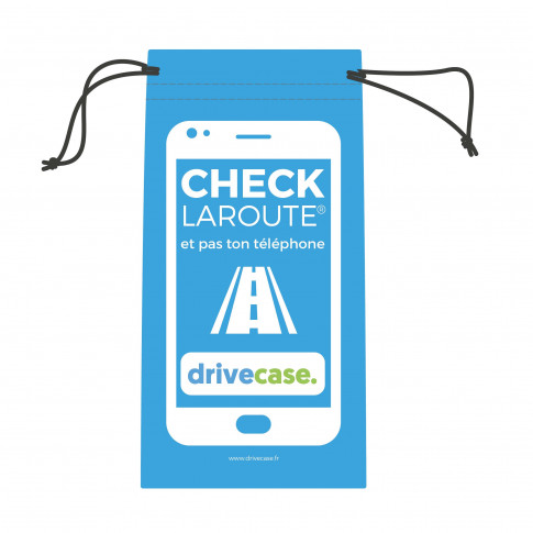 Checklaroute®-Etui zur Sensibilisierung für die Gefahren durch Smartphones, neutral
