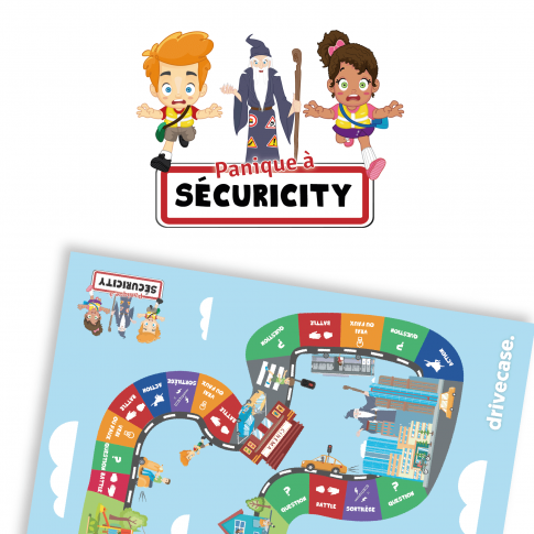 Riesenspiel zur Verkehrssicherheit Sécuricity©