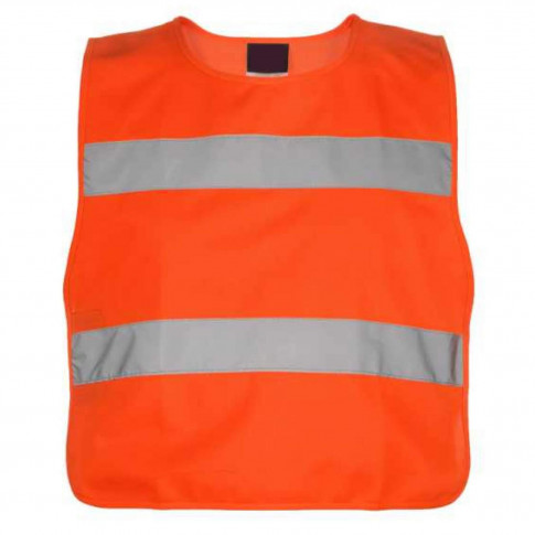 Personalisierbare Sicherheitsweste für Erwachsene (Einheitsgröße) – seitliche Gummibänder